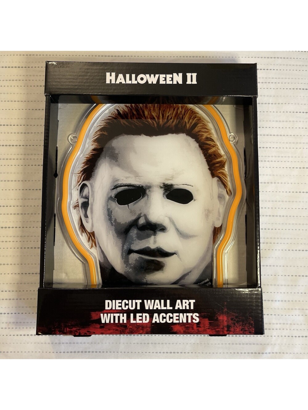 Halloween II Michael Myers LED Wall Art NEW SEALED